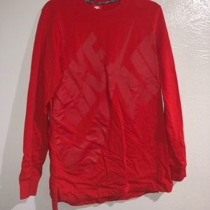 All Red Nike Long Sleeve